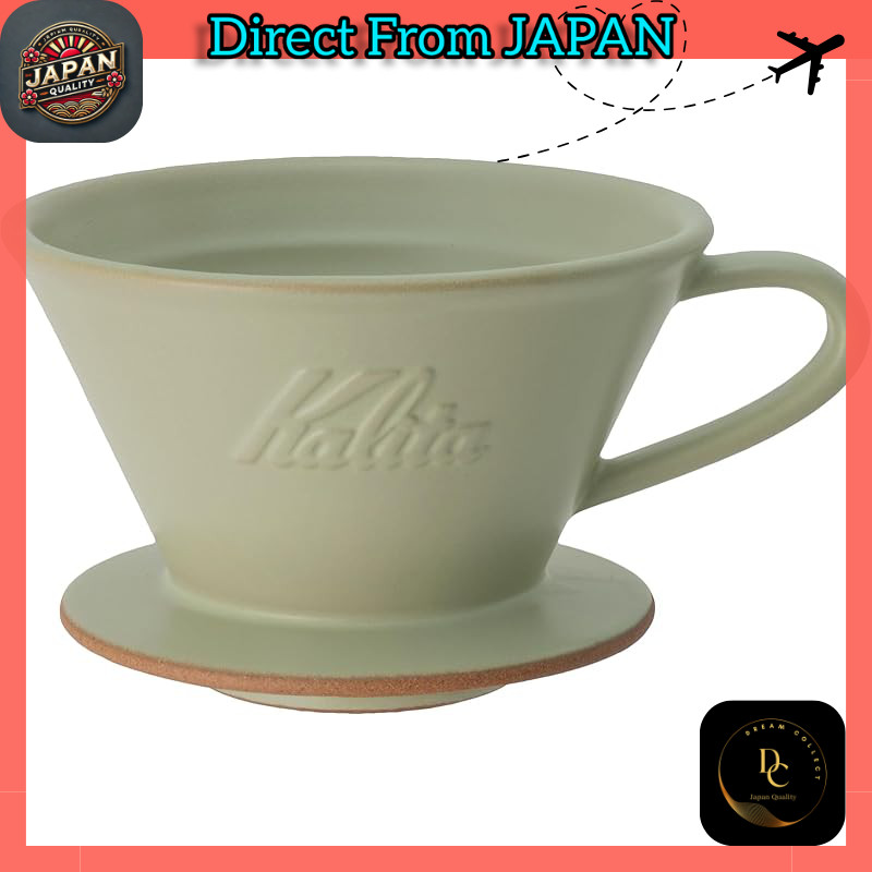 Kalita Coffee Dripper - Mino Ware, High Thermal Insulation, Ceramic for 2-4 People, DACHI & Kalita M