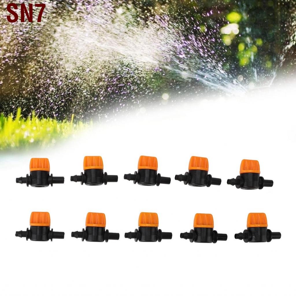 SN7 Mini Water Valve Fine Mist 4/7 การเชื่อมต่ออย่างแน่นหนาสวิตช์ชลประทาน PVC สำหรับสวน
