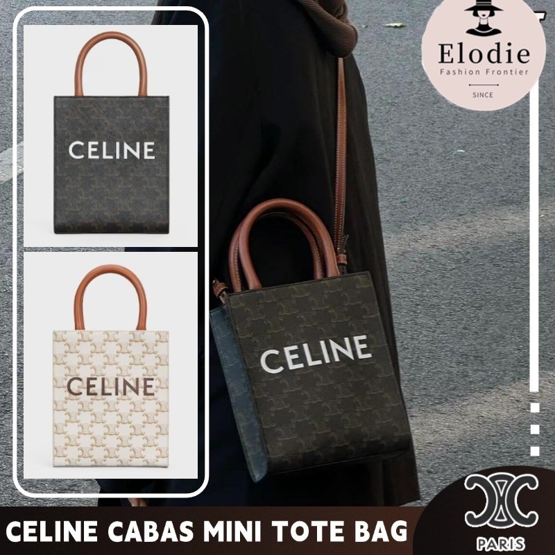 Celine CABAS Mini กระเป๋าถือผู้หญิง กระเป๋าสะพายข้างผู้หญิง