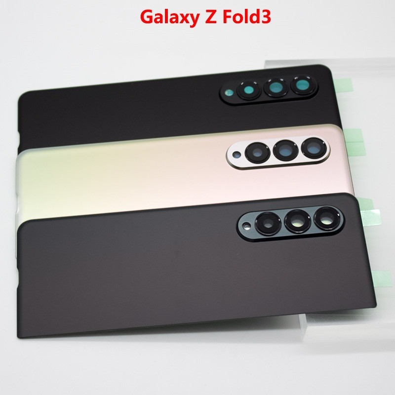 เหมาะสําหรับ Samsung Original ZFold3 ฝาหลังแบตเตอรี่ ZFold3 กระจกฝาหลัง F926 ฝาหลังหน้าจอด้านหลัง + 