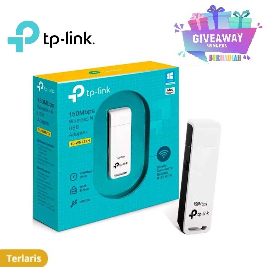 TPLink TL-WN727N อะแดปเตอร์ WiFi ไร้สาย USB TP-LINK TL WN727N WN727 M4