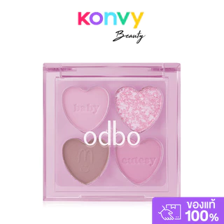 ODBO Baby Cutesy Palette OD2035 1.8g โอดีบีโอ อายแชโดว์พาเลท 4 เฉดสี.