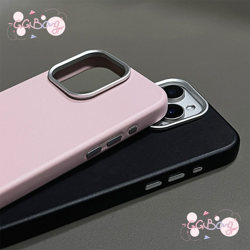 เคสไอโฟน 15 16 สำหรับ IPhone 12 11 15 13 16 14 Pro Max 15 14 16 6 6S Plus XR X XS เคสหนังนิ่มลายผิวสัมผัสแบบสีทึบแฟชั่น