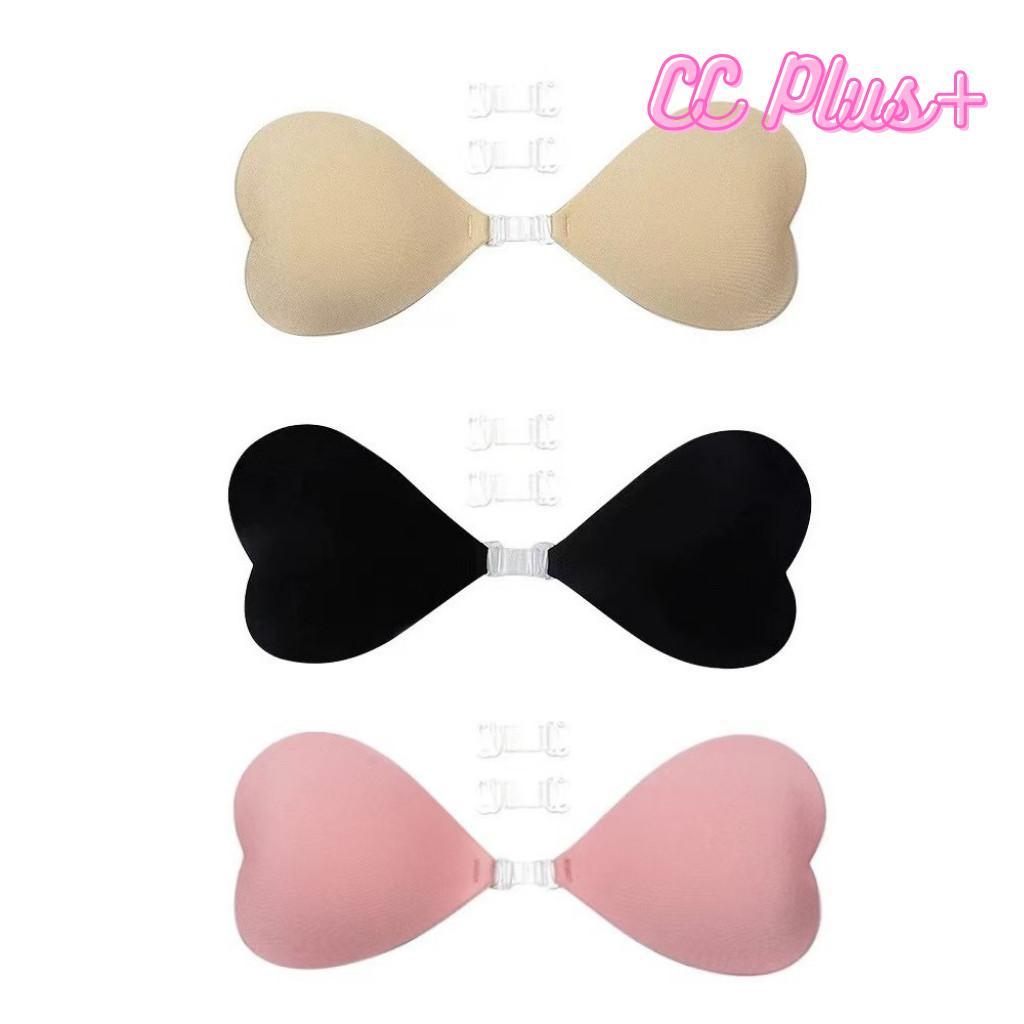CiCi Plus+(Bra8003) บราปิดจุกปีกนกรูปทรงหัวใจ กันน้ำ ซิลิโคนดันทรง กันเหงื่อ กาวเหนียวแน่น ใส่ได้หลายครั้ง