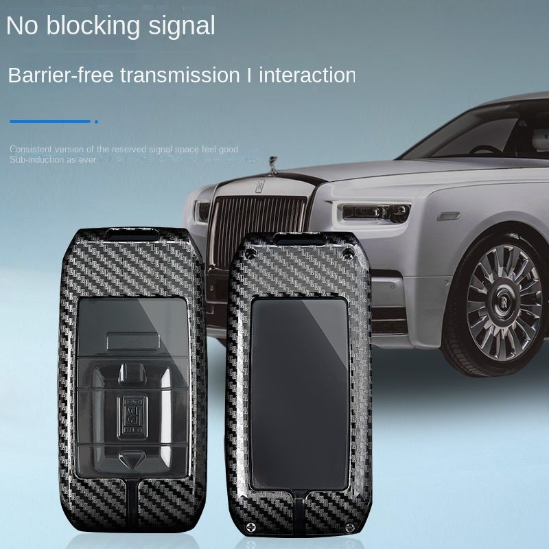 เคสกุญแจหรูหราสไตล์เลเซอร์สําหรับ Rolls-Royce Phantom/Wraith/Dawn/Ghost/Cullinan