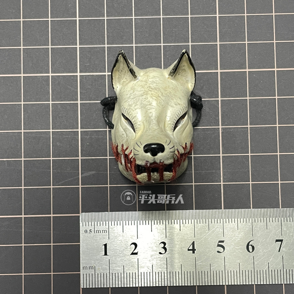 [คุณภาพสูง] พร้อมสต็อก 1/6 JPT Dumb Dog Ninja Wolf Dog Mask JPT-011 เวียงจันทน์ Moriro