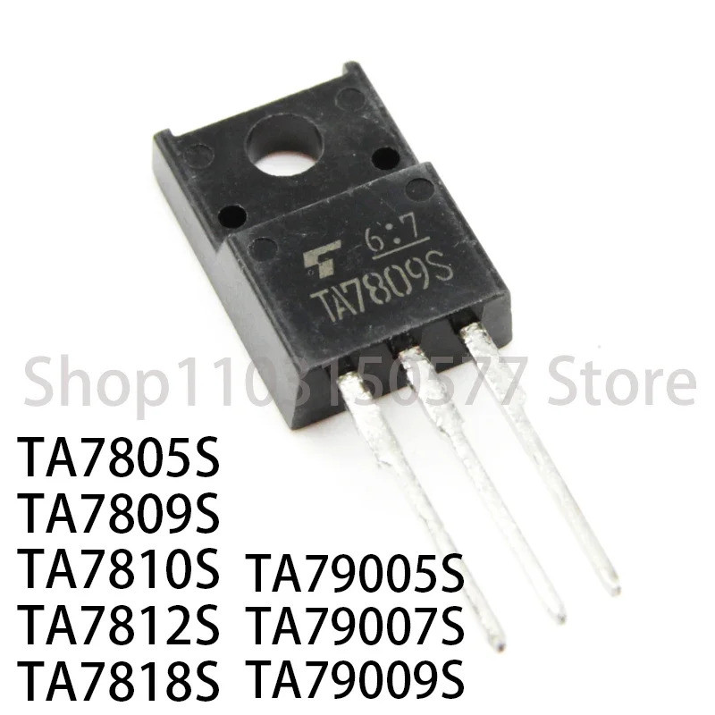 1-5PCS TA7805S TA7809S TA7810S TA7812S TA7818S TA79005S TA79007S TA79009S TO220F Field Effect ทรานซิ