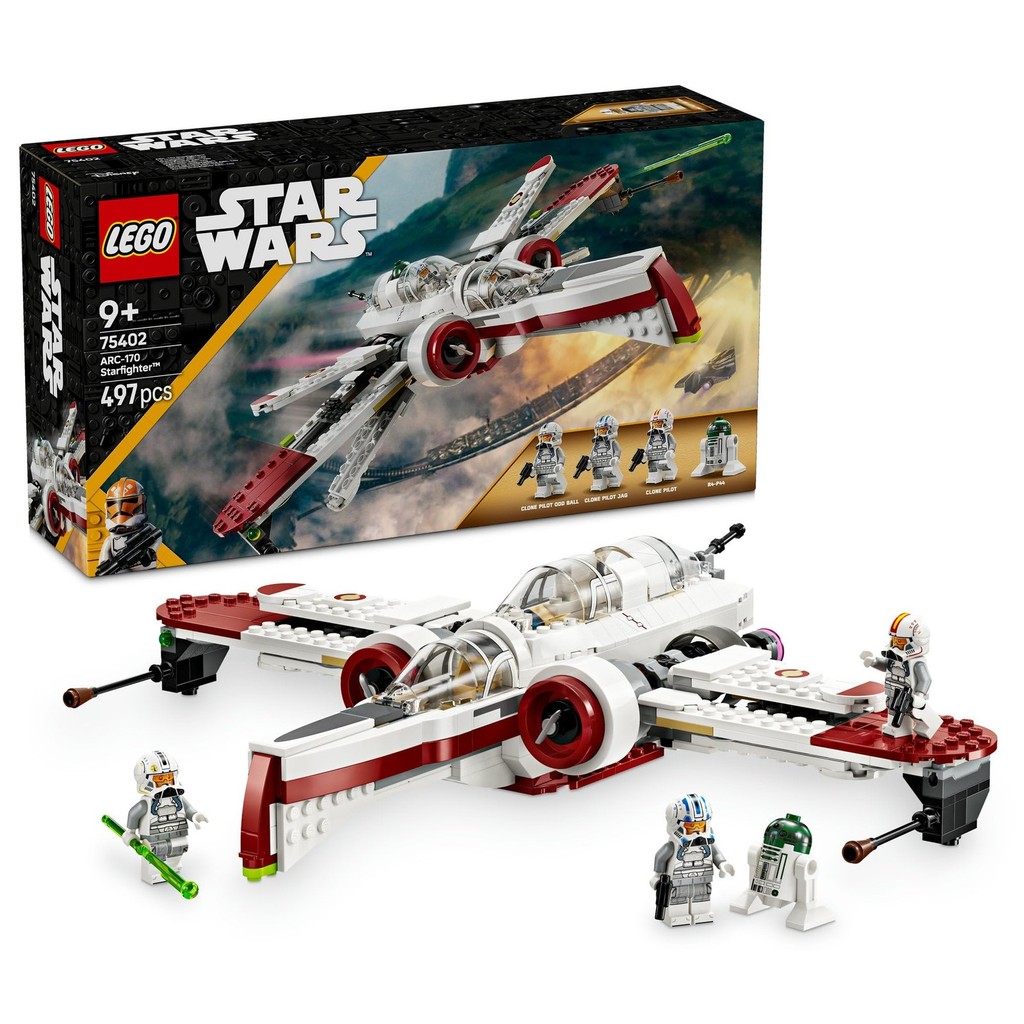 LEGO Star Wars ARC-170 Starfighter บล็อกของเล่น 75402 ของขวัญ