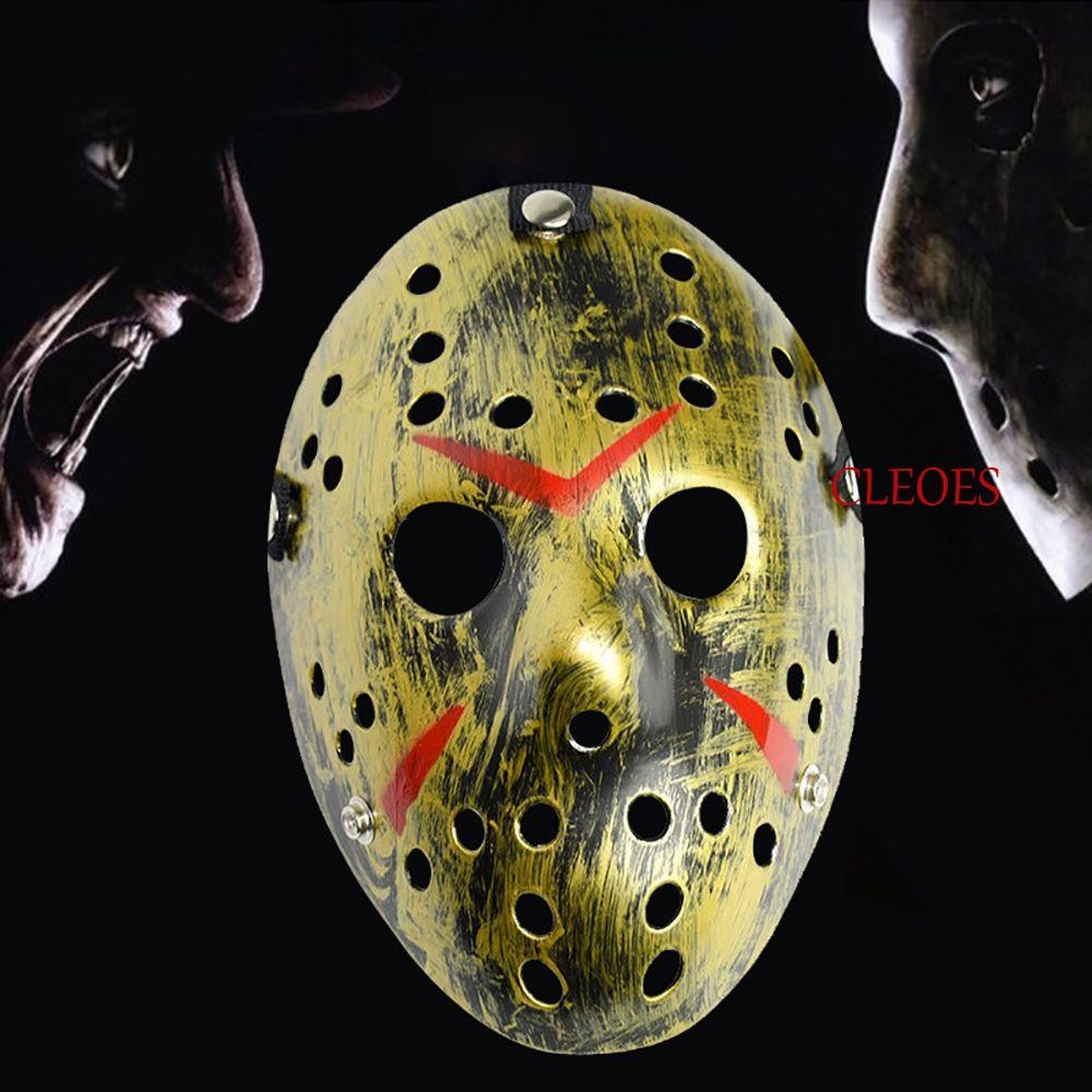 CLEOES หน้ากากสวมหน้ากากสยองขวัญสําหรับปาร์ตี้เครื่องแต่งกายปลอดสารพิษ Jason Voorhees Festival Eye M