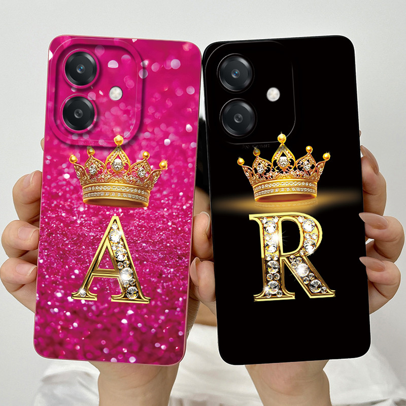 สําหรับ OPPO A40 A40M 2024 แฟชั่นเริ่มต้นคู่เคสโทรศัพท์ Oppo A60 5G CPH2683 A40 40M ซิลิโคนนุ่ม TPU 