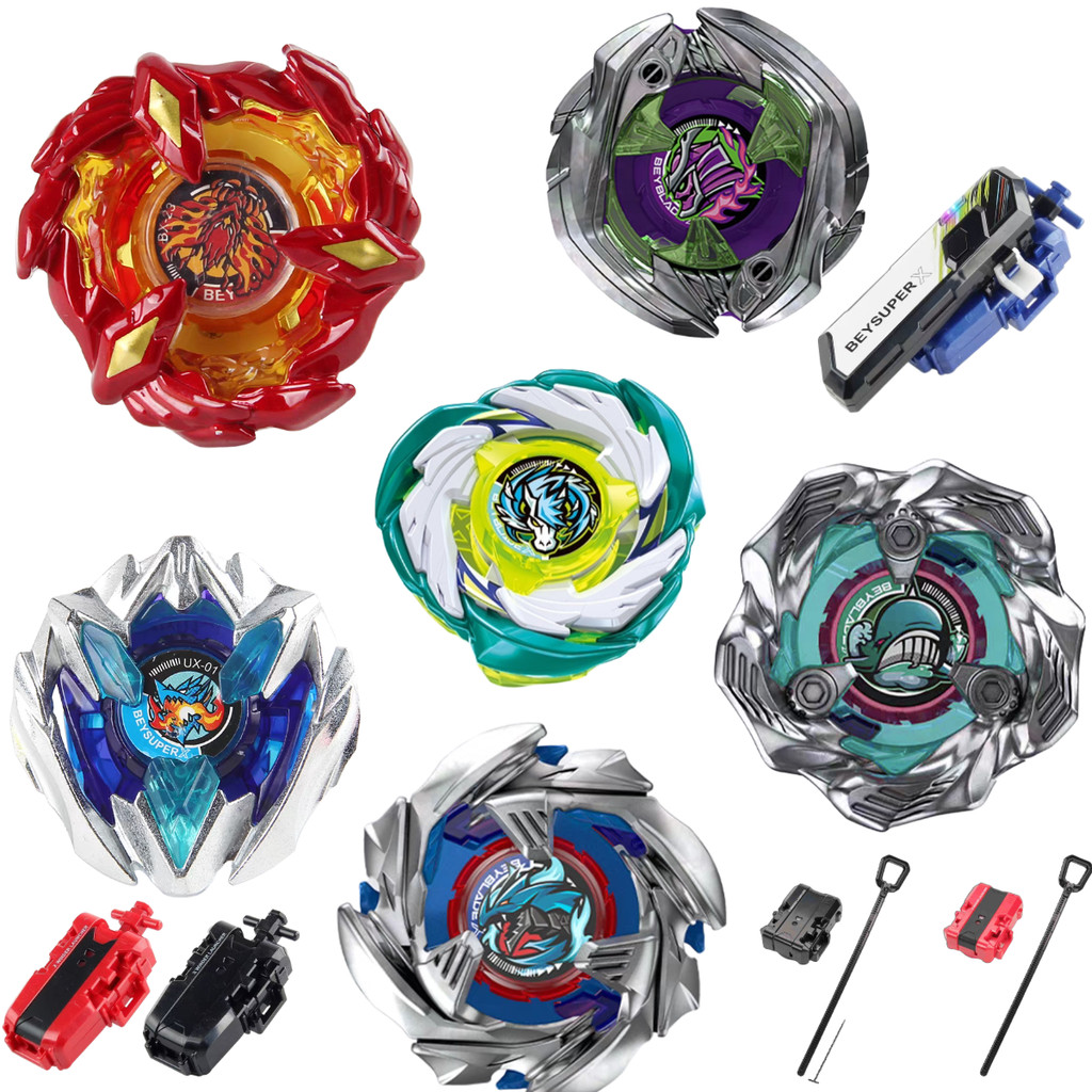 Beyblad X BX-23 UX-09 CX-07 BX-34 UX-11 BX-36 UX-01 UX-03 beyblad brust Launcher ของเล่นเด็กโลหะผสม 