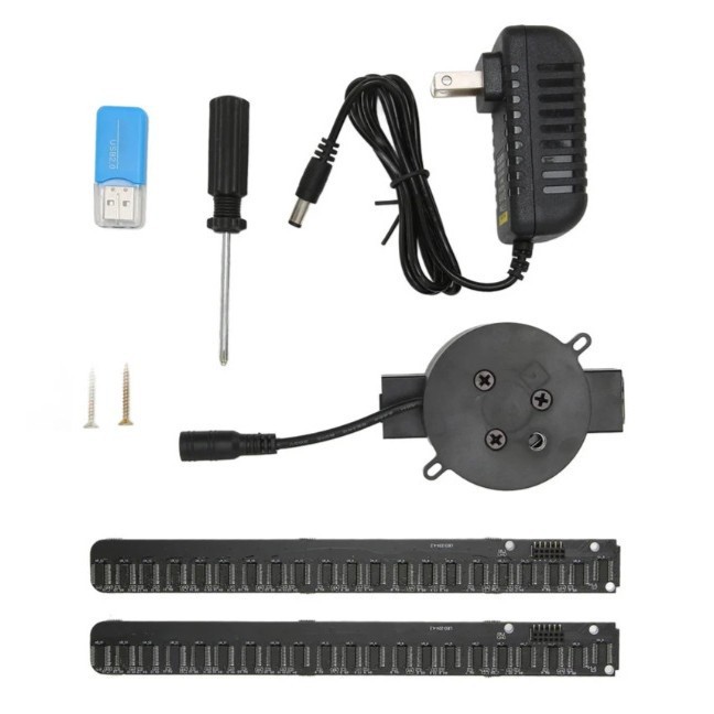 3D Hologram LED Fan Projector 眼 3d 立体 Shadow Corrector