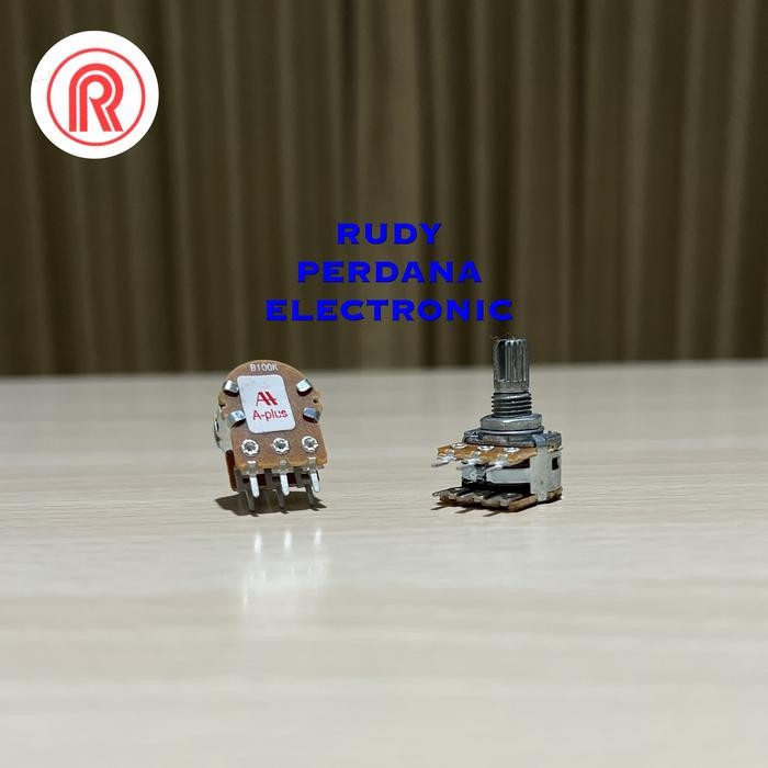 ZL99 POTENSIO 100K 100K OHM Ω STEREO SHORT AS A-PLUS APLUS ALPHA