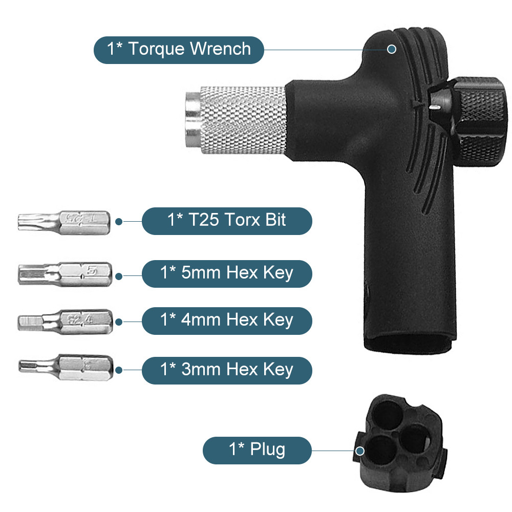 MusicDream0-th Fangzi 4/5/6nm Bike Torque Wrench Adjustable 4/5/6nm T พกพาการบำรุงรักษาจักรยานพกพา