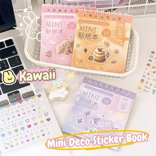 Mini Deco สติกเกอร์หนังสือ Emoji สติกเกอร์ชุดน่ารักโบว์โบว์ Journal โทรศัพท์เล็บตกแต่งสติกเกอร์กันน้ํา DIY Collage