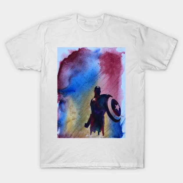 เสื้อยืด Vintage Superhero Cotton 100%