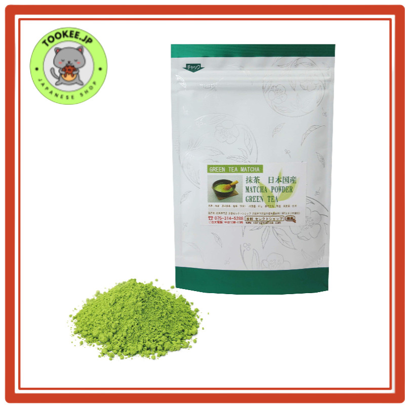 ●มัทฉะ 100%● ผลิตในประเทศ 100%・ไม่มีสารเติมแต่ง・ไม่มีน้ำหอม・ไม่มีสี (นำเข้ามาจากบริษัทผลิตชาในเกียวโ