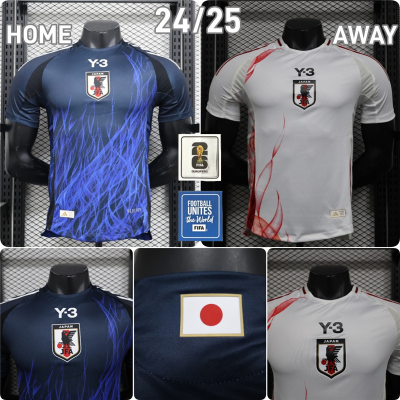 [Player Edition] 2024/25 Japan Y3 Home and Away Player Edition เสื้อฟุตบอลผู้ชายชั้นนํา