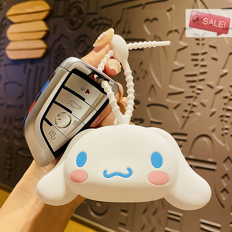 At Sanrio PVC กระเป๋าใส่เหรียญกระเป๋าเก็บจี้พวงกุญแจกระเป๋าการ์ตูนน่ารักกระเป๋าเครื่องประดับ Melody Purin กระเป๋าสตางค์ Kawaii หูฟังกระเป๋า A