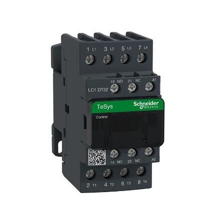 ✫LC1DT32M7C LC1-DT32M7C LC1DT32M7 Contactor, TeSys Deca, 4P(4 NO), AC-1, 0 to 440V, 32A, 220VAC 50/6