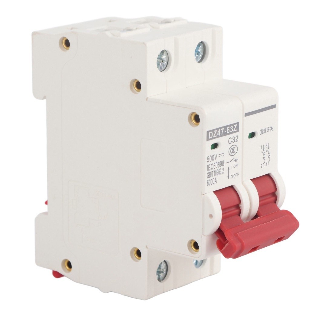 ⁑DC Circuit Breaker 500V Circuit Breaker Home for DC Circuit Equipment Electrical