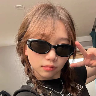 สินค้าพร้อมCOD (San9)2024 แว่นกันแดดผู้หญิง New Fashion Retro Cat Eye พร้อมป้องกันรังสียูวี