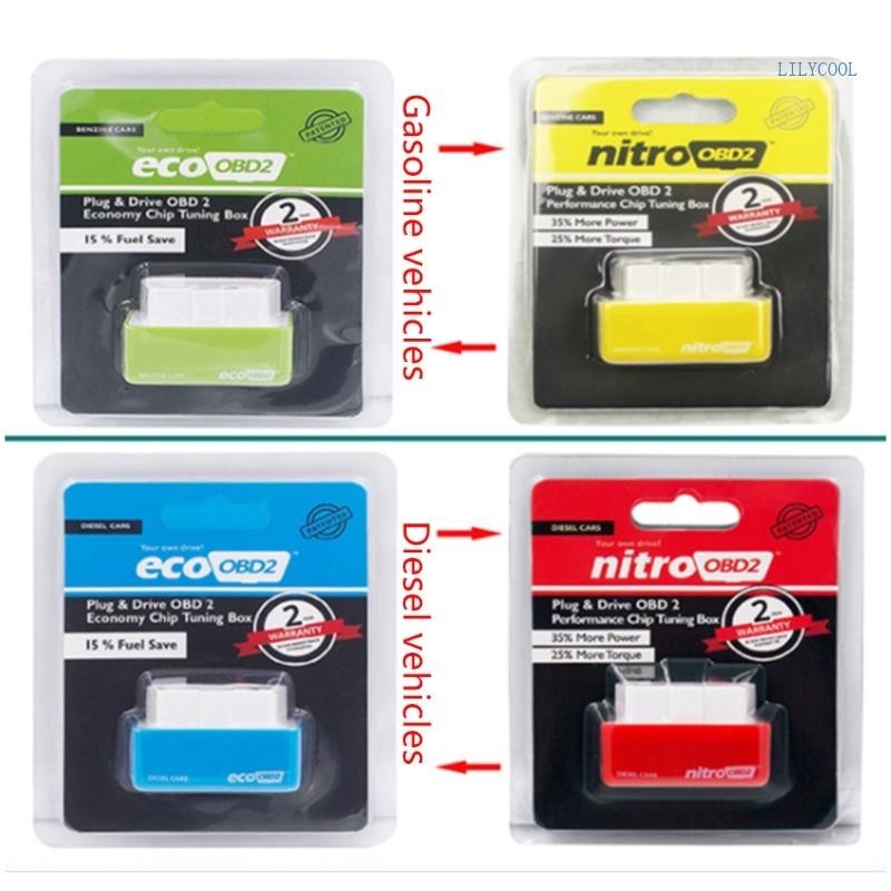 CH* ปลั๊ก Nitro Economy OBD2 สําหรับรถยนต์รถบรรทุกมัลติฟังก์ชั่นเบนซิน Economizer Saver