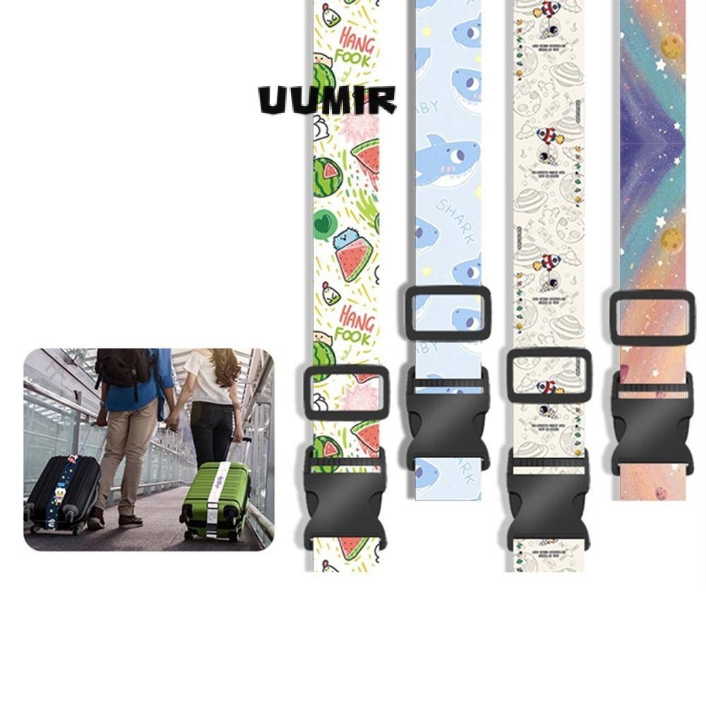 UUMIR สายรัดหัวเข็มขัดกระเป๋าเดินทาง,ยืดหยุ่นป้องกันการโจรกรรมกระเป๋า Bundling เข็มขัด,ทนทานปรับโพลีเอสเตอร์ Fibre Anti-lost กระเป๋าเดินทางเข็มขัดอุปกรณ์เสริมกระเป๋าเดินทาง