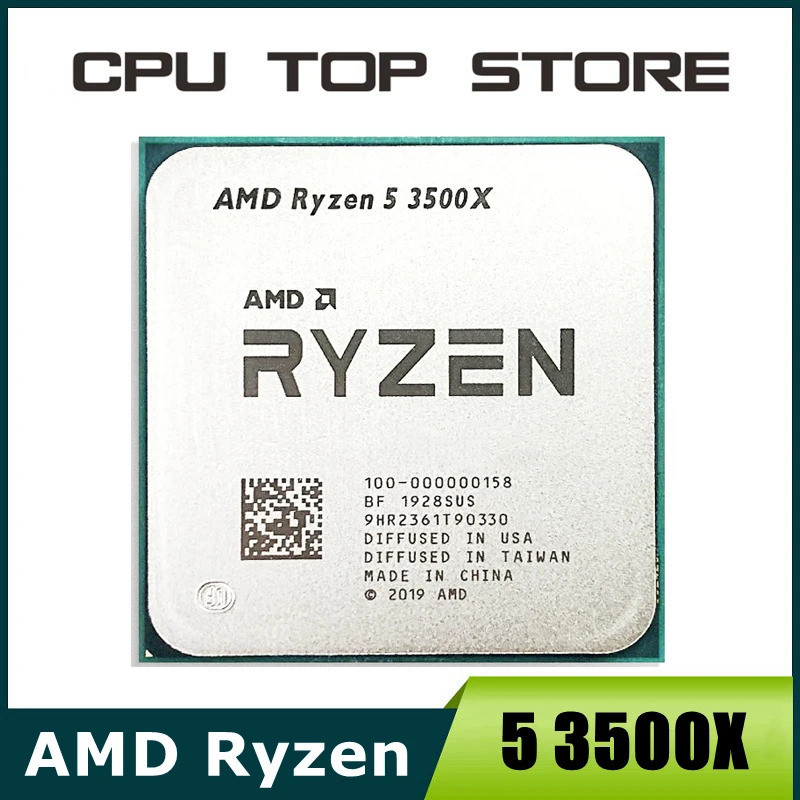 AMD Ryzen 5 3500X R5 3500X 3.6GHz โปรเซสเซอร์ CPU หกเกลียว 7NM 65W L3 = 32M 100-000000158 ซ็อกเก็ต A