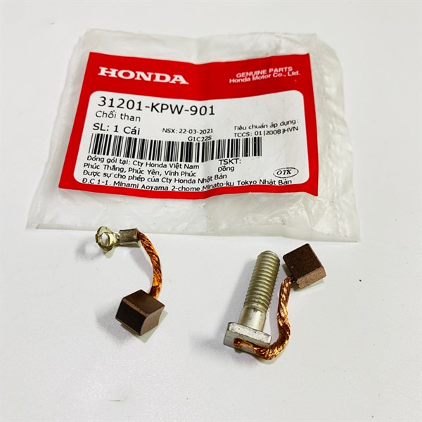 แปรงคาร์บอน Future / Winner Zin Honda starter Carbon - 31201KPW901