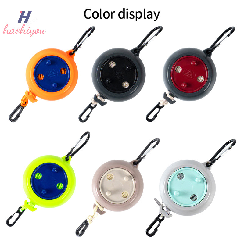<haohiyou> 1 ชิ้น 393.7 นิ้วปรับ Clothesline เดินทางกลางแจ้งแบบพกพาเสื้อผ้าสายในร่มและกลางแจ้ง Retractable ที่มองไม่เห็น Clothesline เหมาะสําหรับ Camping ตกปลาและ Othe