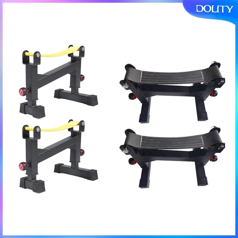 [dolity] 2x Deadlift Racks Stand โหลดได้อย่างง่ายดาย 5 ระดับ Barbells Deadlift มัลติฟังก์ชั่นการออกก