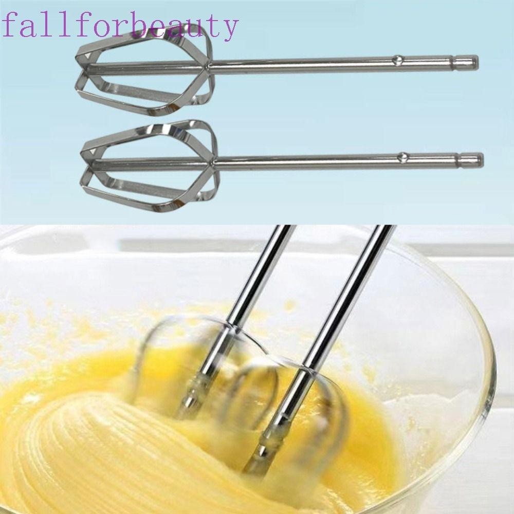 Fallforbeauty เครื่องตีไข่ไฟฟ้าตะขอกวน,สแตนเลสทนทานมือถือไข่ปัดผสม,เงินสนิมไฟฟ้าผสมอะไหล่ทดแทนครีม