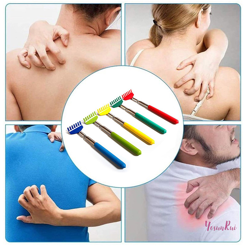 YosunRui] Telescopic Backpiller ยืดนวด Claw สําหรับกลับ Scraper นวดผ่อนคลาย Back Scratcher บรรเทา Anti-itch เครื่องมือใหม่