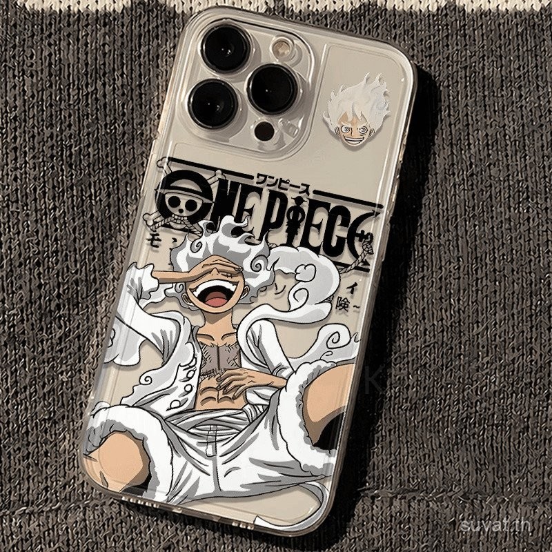 One Piece Laughing Nika เคส iPhone สำหรับ iPhone 14PROMAX 11pro xsmax 15 13 12 11 PROMAX เคสมือถือ XR 8PLUS เคสนิ่มใส13 14 15 12 Pro 7plus l6lq