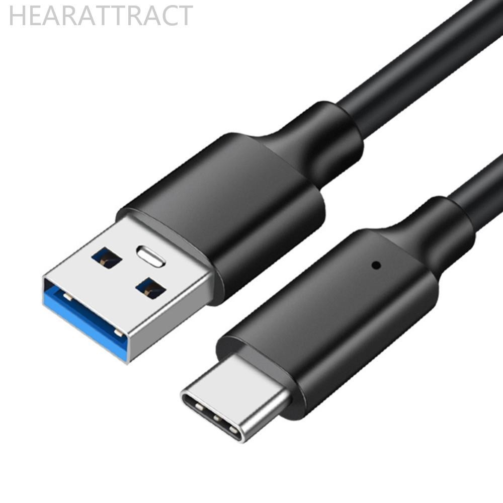 Hearattract 1 PC USB3.2 To Type-C Data Cable 10Gbps High-Speed Wire Gen2 Hard Disk Data Cable 3A QC 3.0 Fast Charging E1T1