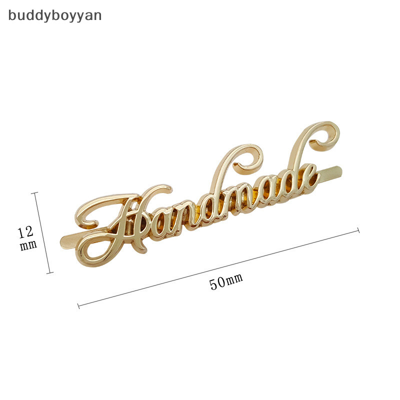 Bbth Handmade Creative สามมิติ Letter Grain ป้ายโลหะสังกะสีกระเป๋าเดินทางเสื้อผ้าที่มีสีสัน Rain ป้ายชื่อ Vary