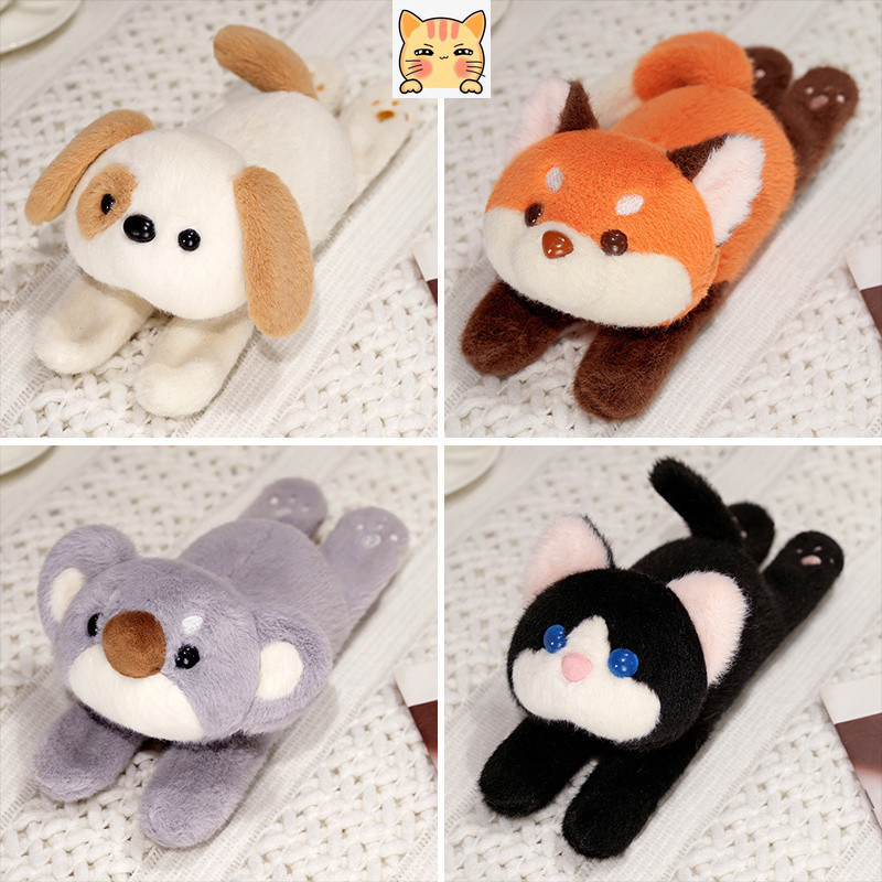 สุนัข Koala Cat Capybara Red Panda Fox Clap วงกลม Slap Snap Wrap สายรัดข้อมือสร้อยข้อมือน่ารัก Soft 