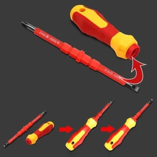 SWEE 3 ชิ้น/เซ็ตอเนกประสงค์ไขควง, PH1 PH2 ฉนวน Magnetlc Slotted Cross ไขควงบิต, Repaire Nutdrivers ช่างไฟฟ้ามือเครื่องมือส่วนมือสกรูไดร์เวอร์