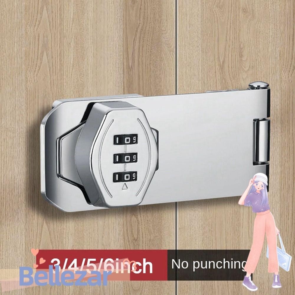 Bellezar รหัสผ่านล็อค, สังกะสีอัลลอยด์ความปลอดภัยรหัสล็อค, Keyless 3 หลักรหัสล็อค Anti-Theft Coded ล็อค Home