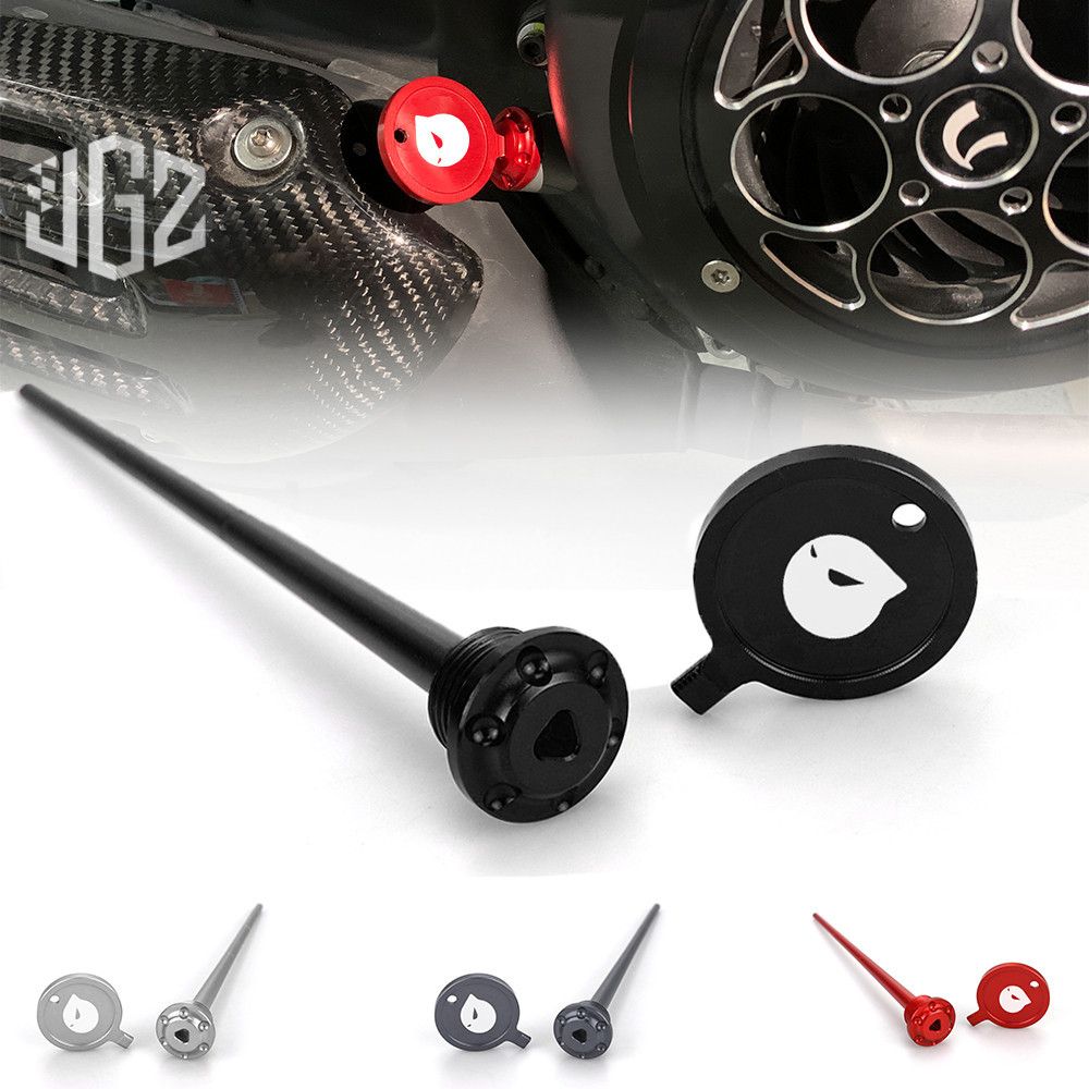 สําหรับ Marus Vespa Sprint Primavera 150 S125 Lx125 รถจักรยานยนต์ CNC เครื่องยนต์น้ํามัน Dipstick แม่เหล็กท่อระบายน้ําน้ํามันปลั๊ก