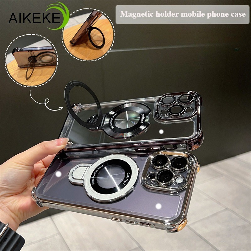 Cam เลนส์ป้องกันฟิล์มสําหรับ Samsung Galaxy A73 A55 A54 A53 A52 A52S A51 A35 A34 A33 A32 A25 A24 A23 A22 4G 5G ปกหลังแม่เหล็กชาร์จไร้สายผู้ถือเคสโทรศัพท์
