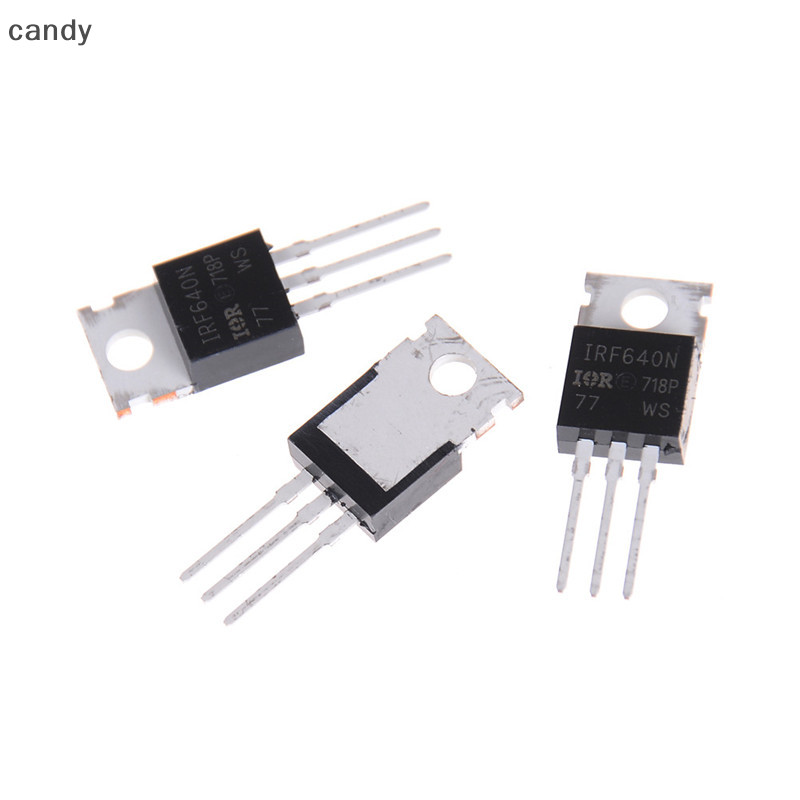 Ndy 10PCS ใหม่ IRF640 IRF640N Power mosfet 18A 200V TO-220 N