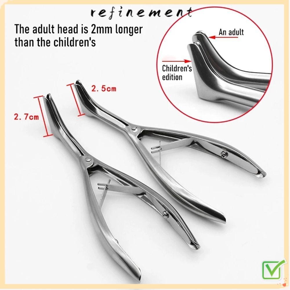 Refinement กระจกจมูกความแม ่ นยําสูง Speculum คีมจมูก Nostril Nose Dilator