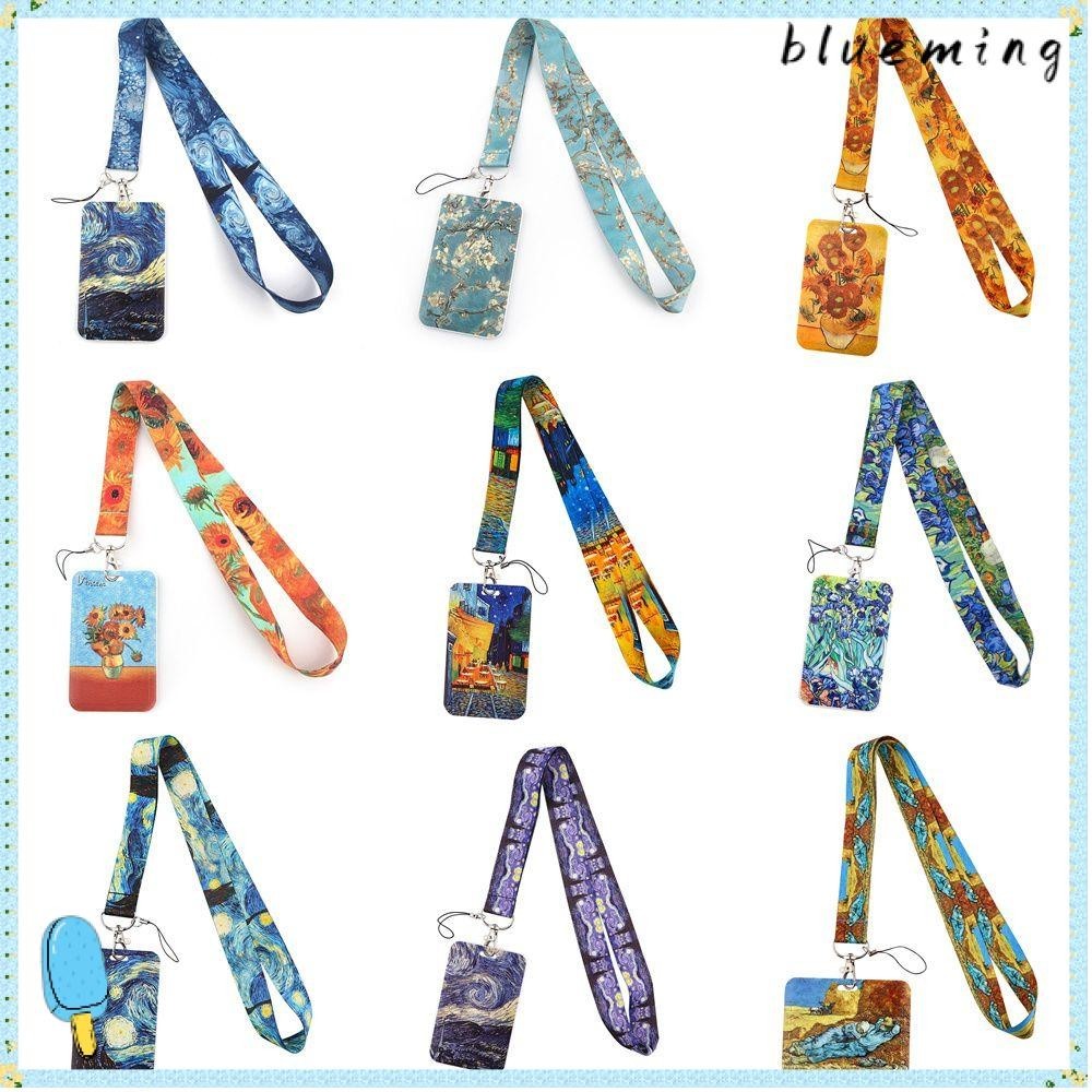 Blueming2 สายคล้องโทรศัพท์มือถือ พวงกุญแจแฟชั่น ลาย Van Gogh Charm