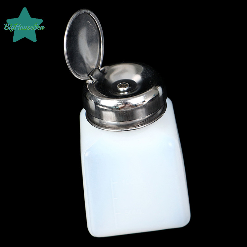 [BigHouseSea] เครื่องจ่ายปั๊มเปล่าขวดน้ํายาล้างเล็บเล็บ Art Clean Acetone ขวดใหม่
