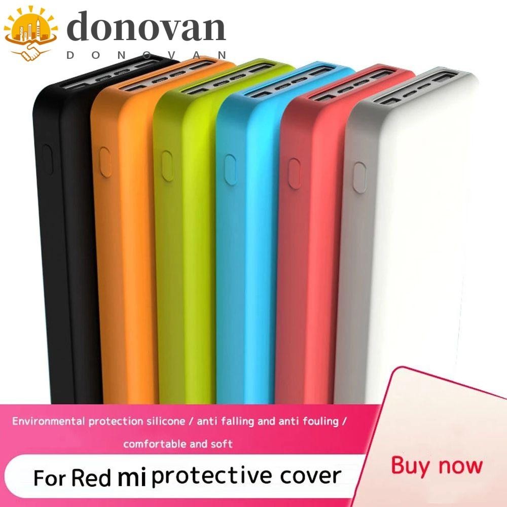 Dodonvan กรณี PB100LZM Dirt-proof สําหรับ Redmi 20000 mAh 10000 mAh Anti-slip สําหรับ Xiaomi Powerbank ฝาครอบ