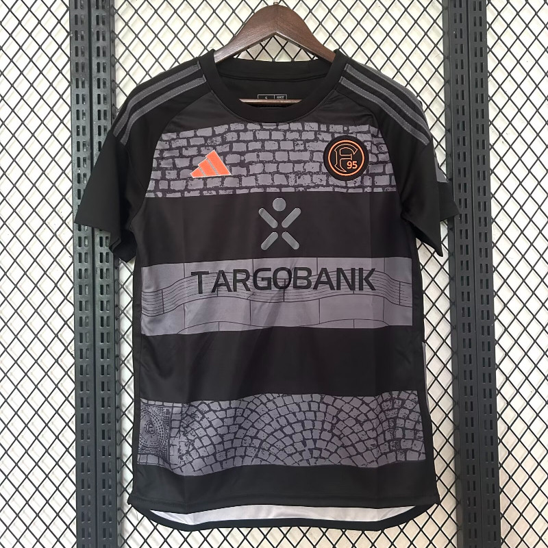 24-25 Düsseldorf 2 Away Jersey S-XXL ผู้ใหญ่แขนสั้นเสื้อแห้งเร็วกีฬาฟุตบอลด้านบน AAA