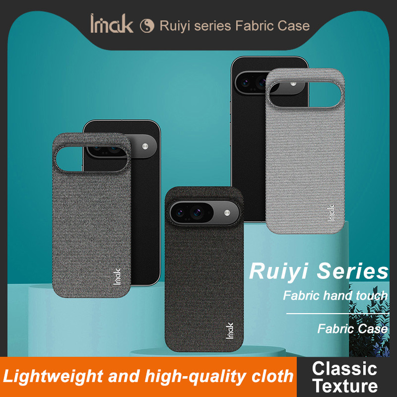 Imak Classic Fabric Casing for Google Pixel 9 Pro XL เคสกันกระแทก Pixel9 Hard PC Cloth Back Case