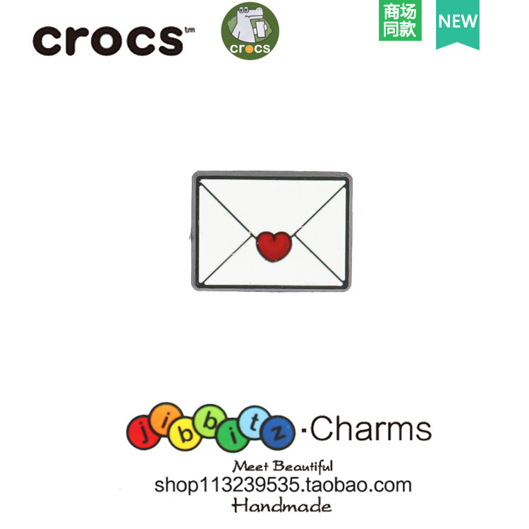 รองเท้ารูรองเท้าดอกไม้ jibbitz crocs หัวเข็มขัดรองเท้า Carlo Chi รองเท้าอุปกรณ์เสริมตกแต่งหัวเข็มขัดการ์ตูน Zhibixing Heartbreak